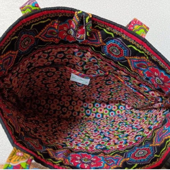 Vera Bradley Symphony in Hue Shoulder Toggle Tote Bag -Multicolor - Picture 5 of 8